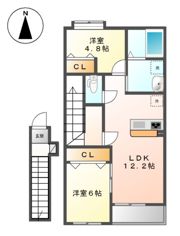 ロイヤルパレスSの間取り画像