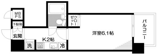 日神パレステージ三田の間取り画像