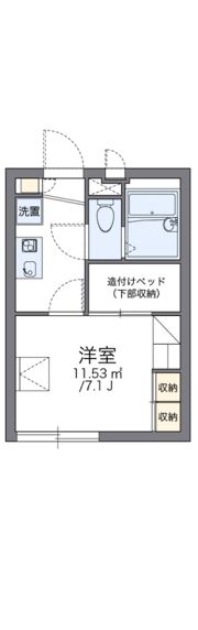 レオパレス星の間取り画像