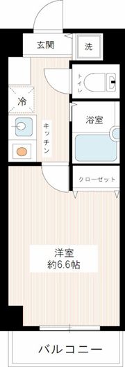 メインステージ白金高輪の間取り画像