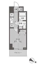 レジディア蒲田の間取り画像