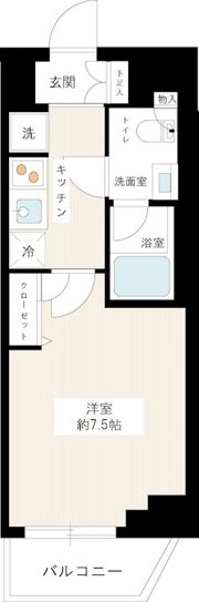 HY’s crecer 清澄白河の間取り画像