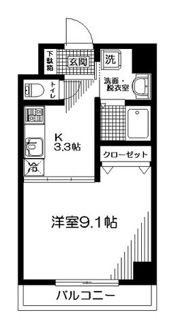 クレスト高円寺の間取り画像