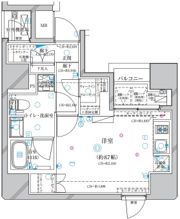 ディアレイシャス錦糸町の間取り画像