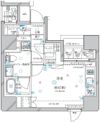 ディアレイシャス錦糸町の間取り画像