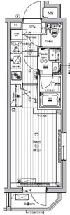PREMIUM CUBE 新宿中井の間取り画像