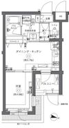 ZOOM中野坂上の間取り画像