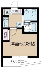 NSGATE青井・弘道の間取り画像