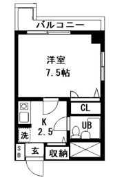 ゴールド第3ビルの間取り画像