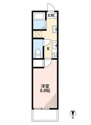 つばめハウス六町の間取り画像