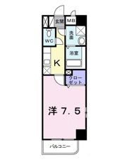 パールドゥN 府中の間取り画像