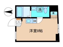 SUN VALLEY 日本橋永代通りの間取り画像