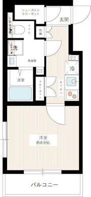 ルクシェール常盤台.AZの間取り画像