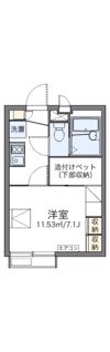 レオパレス七郎兵衛の間取り画像