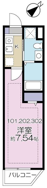 プラージュ白金台の間取り画像