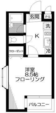 マンハイム南長崎の間取り画像