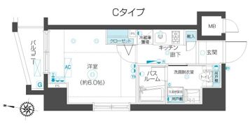 ZOOM椎名町駅前の間取り画像