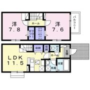 ヴィオラKの間取り画像