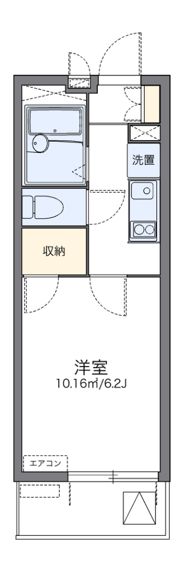 レオパレスアサヒの間取り画像