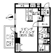 レジディア四谷三丁目の間取り画像