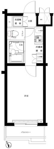 ルーブル喜多見の間取り画像