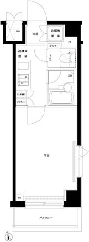 ルーブル大森六番館の間取り画像