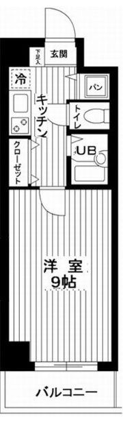 ジュエル等々力の間取り画像
