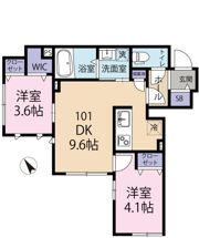 Vieuno平和の森公園の間取り画像