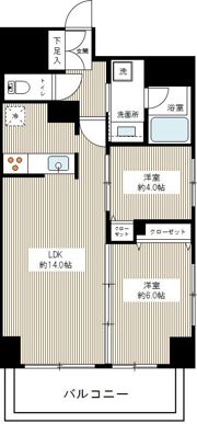 ドマーニ両国の間取り画像