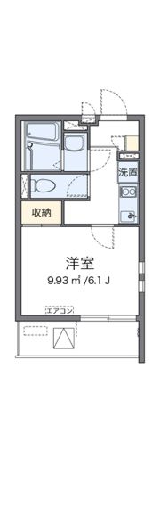 クレイノパーシモンの間取り画像