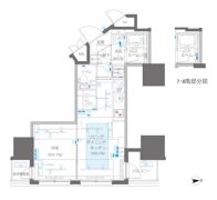 ZOOM信濃町の間取り画像