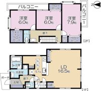 西日暮里1丁目戸建の間取り画像