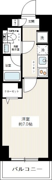 REXZY西川口AZIIIの間取り画像