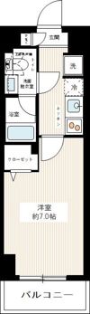 REXZY西川口AZIIIの間取り画像