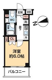 AZEST川口の間取り画像