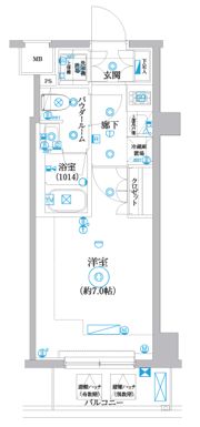 セジョリ横浜鶴見IIIの間取り画像