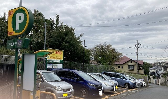 近くのコインパーキングまで250m（徒歩4分）