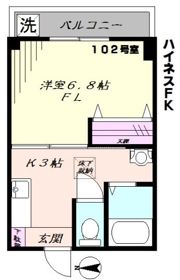 ハイネスFKの間取り画像