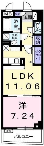 プレイン ステージの間取り画像