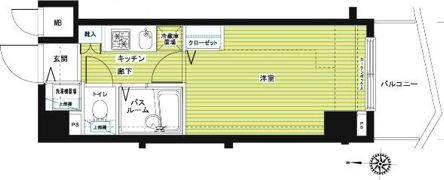 フェニックス目黒碑文谷の間取り画像