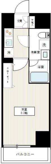 MA-RO SENJU CREST TAPPの間取り画像