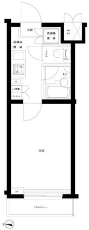 ルーブル早稲田六番館の間取り画像