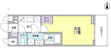 L’axe本羽田の間取り画像