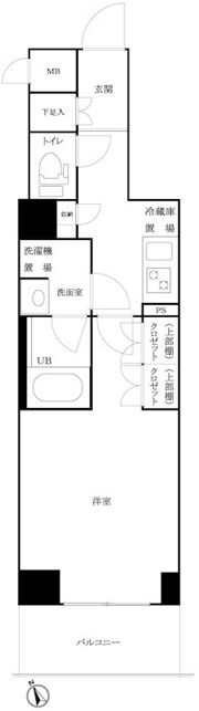 ルーブル白金高輪参番館の間取り画像