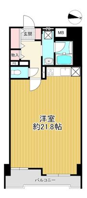 デュオリスタ錦糸町の間取り画像