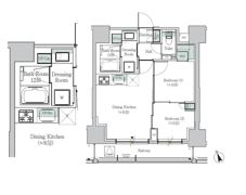 ONE ROOF RESIDENCE ASAKUSABASHの間取り画像