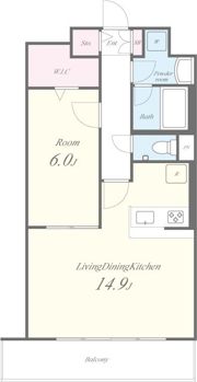 N residence SUMIYOSHIの間取り画像