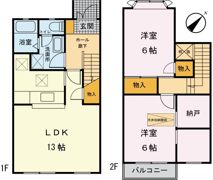 ベルコリーヌの間取り画像