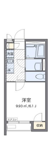 クレイノmz三河島の間取り画像