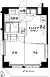 ルーブル中板橋伍番館の間取り画像